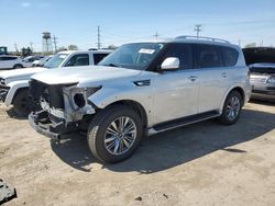 Salvage cars for sale at Chicago Heights, IL auction: 2020 Infiniti QX80 Luxe
