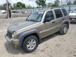 Salvage cars for sale from Copart Riverview, FL: 2004 Jeep Liberty Sport