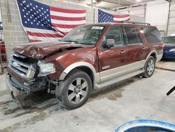 Ford Expedition salvage cars for sale: 2007 Ford Expedition EL Eddie Bauer