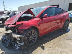 Salvage cars for sale from Copart Jacksonville, FL: 2021 Tesla Model Y