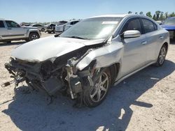 Salvage cars for sale at Houston, TX auction: 2013 Nissan Maxima S