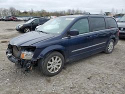 Salvage cars for sale at Duryea, PA auction: 2016 Chrysler Town & Country Touring