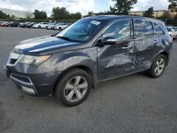 Salvage cars for sale at San Martin, CA auction: 2011 Acura MDX Technology