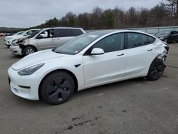 Salvage cars for sale at Brookhaven, NY auction: 2022 Tesla Model 3