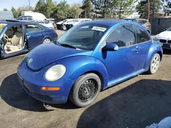 Salvage cars for sale from Copart Denver, CO: 2007 Volkswagen New Beetle 2.5L Option Package 1
