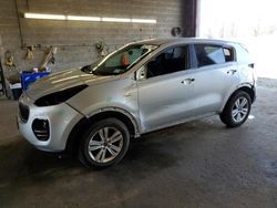 Salvage cars for sale at Angola, NY auction: 2017 KIA Sportage LX