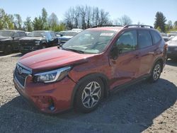 Salvage cars for sale at Portland, OR auction: 2019 Subaru Forester Premium