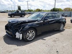 Salvage cars for sale from Copart Miami, FL: 2021 Infiniti Q50 Pure