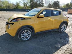Salvage cars for sale at auction: 2016 Nissan Juke S