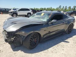Salvage cars for sale at Houston, TX auction: 2019 Ford Mustang GT
