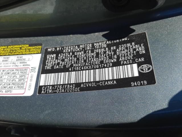 2007 Toyota Camry CE