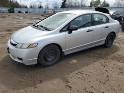 Salvage cars for sale from Copart Bowmanville, ON: 2009 Honda Civic DX-G