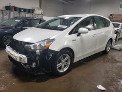 Salvage cars for sale at Elgin, IL auction: 2015 Toyota Prius V