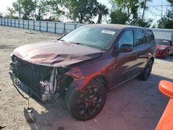 Salvage cars for sale at Riverview, FL auction: 2021 Dodge Durango GT