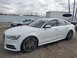 Salvage cars for sale from Copart Van Nuys, CA: 2016 Audi A6 Premium Plus