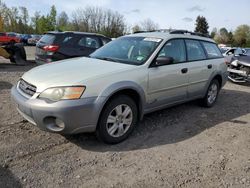 Salvage cars for sale from Copart Portland, OR: 2005 Subaru Legacy Outback 2.5I