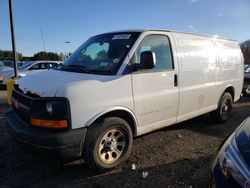 Chevrolet Express salvage cars for sale: 2011 Chevrolet Express G1500