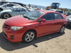 Salvage cars for sale at San Martin, CA auction: 2011 Toyota Corolla Base