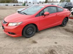Salvage cars for sale from Copart Ontario Auction, ON: 2013 Honda Civic EXL