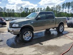 Salvage cars for sale at Harleyville, SC auction: 2001 Ford F150 Supercrew