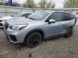 Salvage cars for sale from Copart Walton, KY: 2019 Subaru Forester Sport