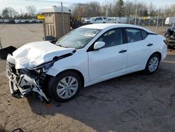Salvage cars for sale at Pennsburg, PA auction: 2024 Nissan Sentra S