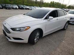 Vehiculos salvage en venta de Copart Cahokia Heights, IL: 2017 Ford Fusion SE