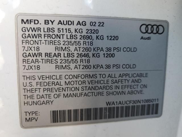 2022 Audi Q3 Premium 40