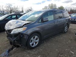 Salvage cars for sale at Baltimore, MD auction: 2012 Toyota Sienna LE