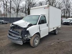 Salvage trucks for sale at New Britain, CT auction: 2017 Chevrolet Express G3500