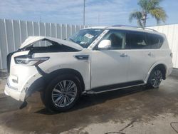 Salvage cars for sale at Riverview, FL auction: 2024 Infiniti QX80 Luxe