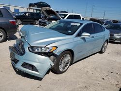 Salvage cars for sale at Haslet, TX auction: 2014 Ford Fusion SE Hybrid