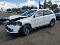 Salvage cars for sale from Copart Denver, CO: 2019 Mitsubishi Outlander Sport ES