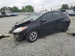 Salvage cars for sale from Copart Mebane, NC: 2012 Toyota Prius