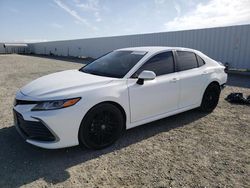 Salvage cars for sale at Adelanto, CA auction: 2022 Toyota Camry LE