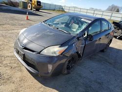 Salvage cars for sale from Copart Mcfarland, WI: 2012 Toyota Prius
