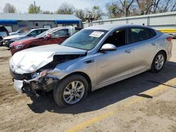 Salvage cars for sale at Wichita, KS auction: 2017 KIA Optima LX