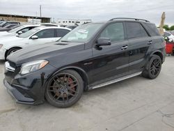 Salvage cars for sale at Grand Prairie, TX auction: 2018 Mercedes-Benz GLE 63 AMG-S 4matic