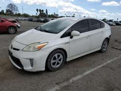 Salvage cars for sale at Van Nuys, CA auction: 2013 Toyota Prius