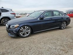 Salvage cars for sale at San Diego, CA auction: 2017 Mercedes-Benz C300