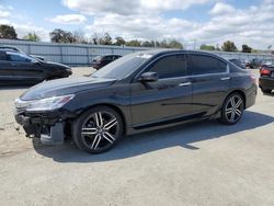 Salvage cars for sale from Copart Martinez, CA: 2016 Honda Accord Touring