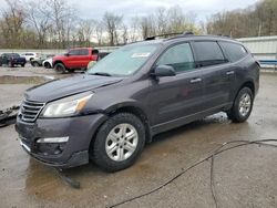 Salvage cars for sale at Ellwood City, PA auction: 2013 Chevrolet Traverse LS