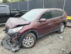Salvage cars for sale from Copart Waldorf, MD: 2015 Honda CR-V EXL