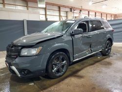 Salvage cars for sale from Copart Columbia Station, OH: 2019 Dodge Journey Crossroad