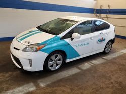 Salvage cars for sale at Wheeling, IL auction: 2015 Toyota Prius
