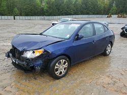 Salvage cars for sale at Gainesville, GA auction: 2010 Hyundai Elantra Blue