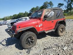 Salvage cars for sale at Byron, GA auction: 1997 Jeep Wrangler / TJ SE