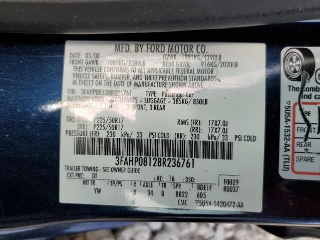 2008 Ford Fusion SEL