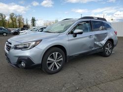 Salvage cars for sale from Copart Portland, OR: 2019 Subaru Outback 2.5I Limited