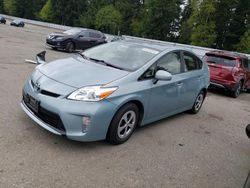 Salvage cars for sale at Arlington, WA auction: 2015 Toyota Prius